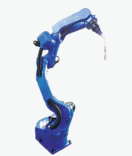 Der Motoman MA1440 arbeitet durch sein neu entwickeltes Armdesign besonders platzsparend, schnell und mit hoher Tragkraft. (Bild: Yaskawa)