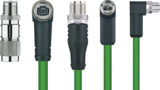 Escha hat auf Grundlage der in 2018 festgelegten T1-Industrial-Schnittstelle nach IEC 63171-6 umspritzte M8- und M12-Steckverbinder entwickelt, die die marktüblichen Dichtigkeitsanforderungen (IP67) erfüllen und sich daher vor allem für den Einsatz in rauer industrieller Umgebung eignen.  (Bild: Escha)