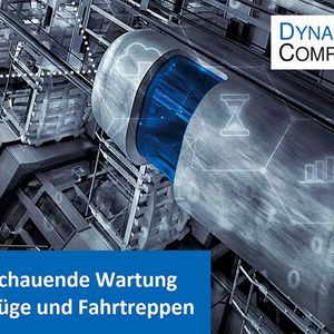 Dynamic Components ermöglicht Betreibern von Aufzügen und Fahrtreppen durch Nachrüsten von Hardware und Software die Erfassung verschleißrelevanter Parameter wie Stromverbrauch oder Vibration. Durch diese zusätzliche Datenerfassung ist es möglich, in den Daten Trends zu erkennen und Ausfälle vorherzusehen. Facility Management-Firmen erhalten so Transparenz über den Zustand ihrer Anlagen. Hersteller und Wartungsunternehmen können Kosten reduzieren, indem sie durch vorausschauende Wartung und eine Benachrichtigungsfunktion Wartungstechniker optimal disponieren, sobald ein Ausfall droht.(Bild:  Dynamic Components)