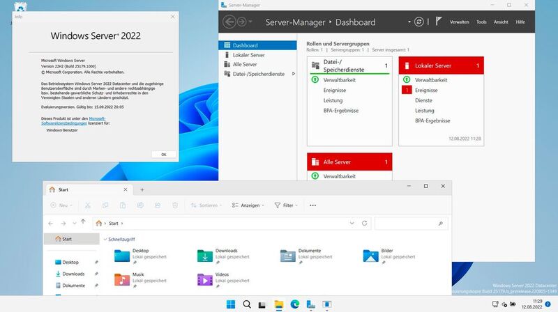 Windows Server vNext kommt mit der Oberfläche und dem Kernel von Windows 11 sowie weiteren, neuen Funktionen. (Bild: Microsoft / Joos)