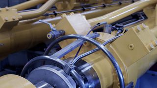 Hydraulikzylinder mit Enduroq-Oberflächentechnologie (Bild: Bosch Rexroth)