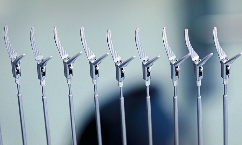 Laparoskopische Dissektion- und Fasszangen.  (Bild: Getsch+Hiller)