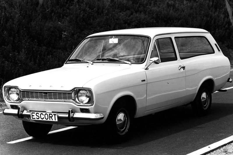 Der Ford Escort I Turnier war ein dreitüriger Kombi. (Bild: Ford)