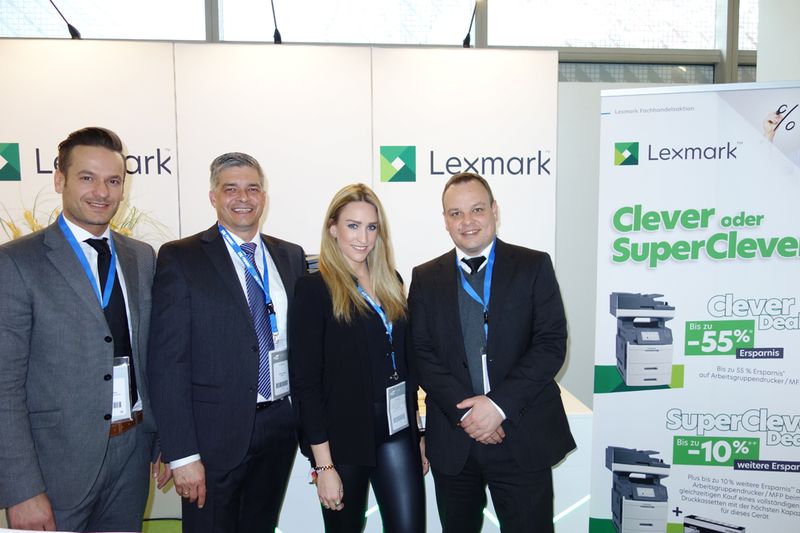 Clever geht nur mit dem Lexmark Team. (Bild: IT-BUSINESS)