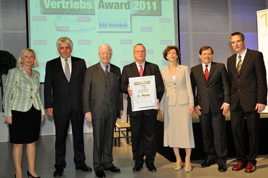 Das Skoda Autohaus Europa teil sich den dritten Platz beim Vertriebs Award ... (Archiv: Vogel Business Media)