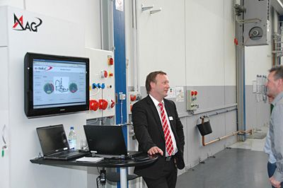 ... und auch die neue Software-Tochter E-Tekx ließ sich die Gelegenheit zur Präsentation nicht nehmen.  Bild: MAG (Archiv: Vogel Business Media)