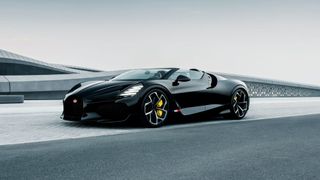 Das 8,0-Liter-Triebwerk gibt im Bugatti Roadster Mistral seinen Ausstand. (Bild: Bugatti)