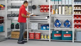 Die sechs Regalmodule bieten beinahe unbegrenzte Möglichkeiten, die Lagerung von Kleinteilen zu gestalten. Bild: Schulte Lagertechnik (Archiv: Vogel Business Media)