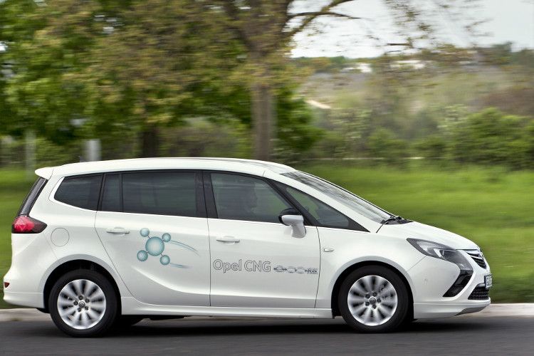 Auch die Zafira-Variante Tourer bietet Opel mit Erdgasantrieb. (Foto: Opel)