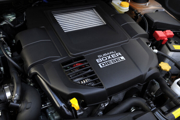 Subaru befriedigt mit dem Boxer-Diesel zwar den deutschsprachigen Markt, muss aber bei Dynamik und Verbrauch nachbessern. (Foto: Subaru)