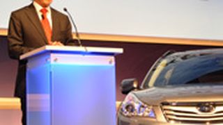 Subaru-Deutschland-Chef Jens Becker konnte 500 Teilnehmer aus 300 Partnerbetrieben in Leipzig begrüßen. (Archiv: Vogel Business Media)