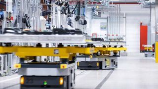 Batteriefertigung am Mercedes-Benz Standort Untertürkheim – Werksteil Hedelfingen.  (Mercedes)