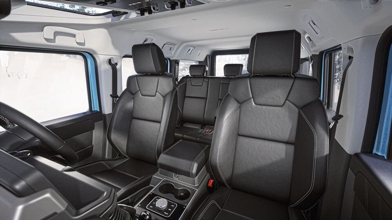 Der Ineos Grenadier bietet den bis zu fünf Passagieren viel Raum. (Bild: Ineos)