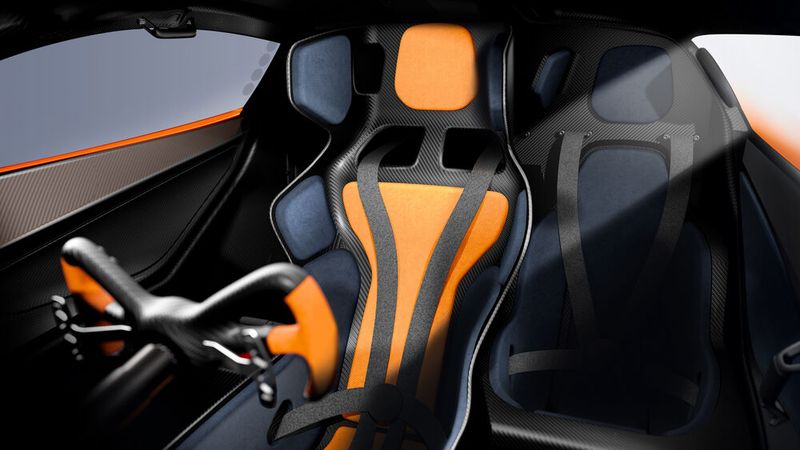 Für den Familienausflug nicht geeignet: Der T50S hat neben dem Piloten nur noch Platz für eine weitere Person. (Bild: Gordon Murray Automotive)