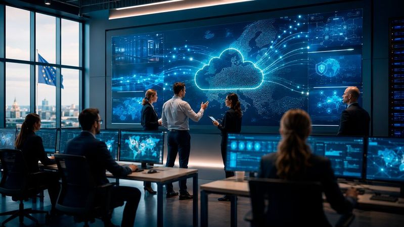 Secunet und Cloudflare planen, gemeinsam Lösungen zu entwickeln, die dem Bedarf an Digitaler Souveränität nachkommen. (Bild:  Dall-E / KI-generiert)
