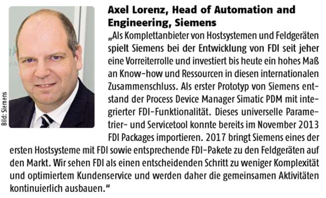 Warum FDI die Zukunft gehört... Zitat aus der PROCESS 10 2016 Die Hintergründe und einzelnen Beiträge zu den Zitaten finden Sie im jeweilgen ePaper in unserem Heftarchiv. ePaper-Archiv (Bild: PROCESS)