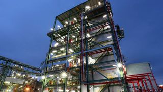 The new production line for the Vulkollan raw material NDI in Covestro’s Map Ta Phut site in Thailand.  (Source: © Covestro)