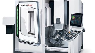 HSC 30 linear – Thermosymmetrisches Maschinenbett in Gantry-Bauweise mit Linearantrieben in allen Achsen. (Bild: DMG Mori)