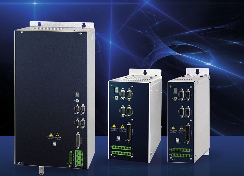 Bild 2 (rechts): Speziell für Hochgeschwindigkeitsanwendungen sind die Antriebsverstärker der Baureihe SD2S geeignet. (Bild: Sieb & Meyer)