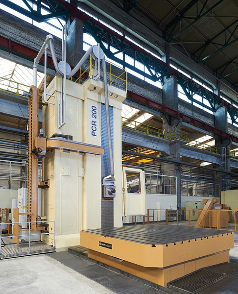 Bild 2: Der Drehtisch kann Werkstücke bis 75 t Gewicht aufnehmen. (Bild: Union)