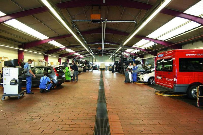 Das Servicegeschäft floriert bei Ford Sorg und ist ein sehr wichtiges Standbein. Die Werkstatt ist derzeit zu 100 Prozent ausgelastet (Archiv: Vogel Business Media)