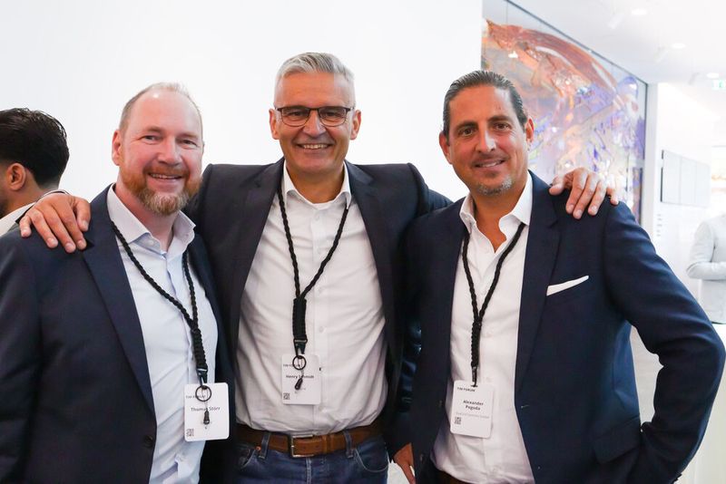 Das Exagrid-Team mit (v. l.) Thomas Störr, Henry Schmidt, und Alexander Pogoda (Bild: TIM)