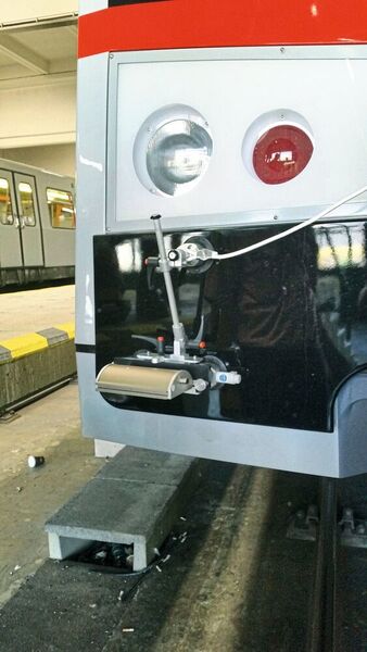 Bild 2: Bei Anwendungen in U-Bahntunneln operiert das DTS-3000 mit einem an der Fahrzeugfront angebrachten Radarsensor als Weggeber bei 24 GHz. (Willtron Technologies)