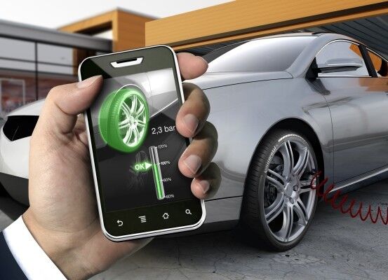 Mit dem Filling Assistant können zukünftig auch Smartphones dabei helfen, den richtigen Reifendruck zu finden. (Bild: Continental)