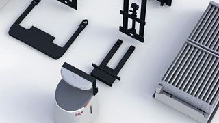 Das modulare FTS-System Vario Move besteht aus einer Antriebseinheit sowie verschiedenen Ausstattungsmöglichkeiten. (EK Automation)