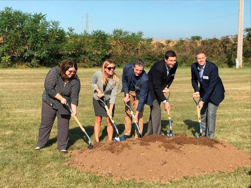Unifrax team celebrates Sifab groundbreaking at New Carlisle plant in Indiana, USA.  (Business Wire)