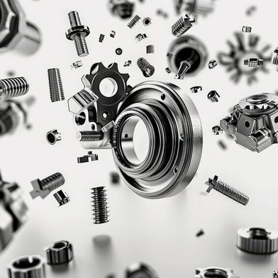 The selection of construction components is as diverse as the tasks they perform in a wide variety of applications. (Image:Nano Photos - stock.adobe.com / AI-generated)