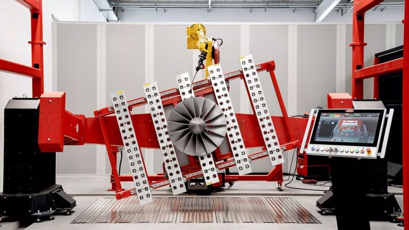 Im Fronius-Prototypen- und Fertigungszentrum bietet das Expertenteam ein 360°-Serviceangebot auf höchstem Niveau, wenn es um die additive Fertigung von Metallbauteilen geht. Hier nur ein Beispiel. (Bild: Fronius International)