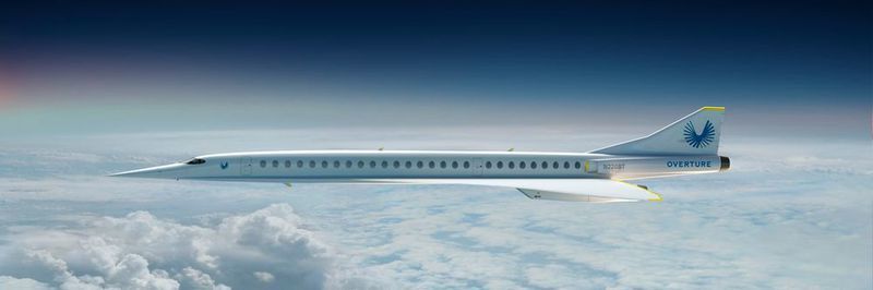 Der von Boom Supersonic entwickelte Jet „Overture“ soll der Nachfolger von „Concorde“ und „Tupolew“ werden – nur ohne die Fehler der beiden. Für „Overture“ wurden hunderte Endbauteile, Werkzeuge und Prototypen 3D-gedruckt. (Boom Supersonic)