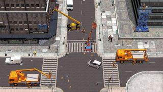 Um Unfälle mit Hubarbeitsbühnen durch sogenannte Peitschen- oder Katapulteffekt zu vremeiden, müssen diverse Schutzmaßnahmen ergriffen werden. (Meditüv)