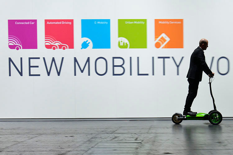 Dort beschäftigte man sich mit ganz neuen Trends der Mobilität. (Foto: New Mobility World)