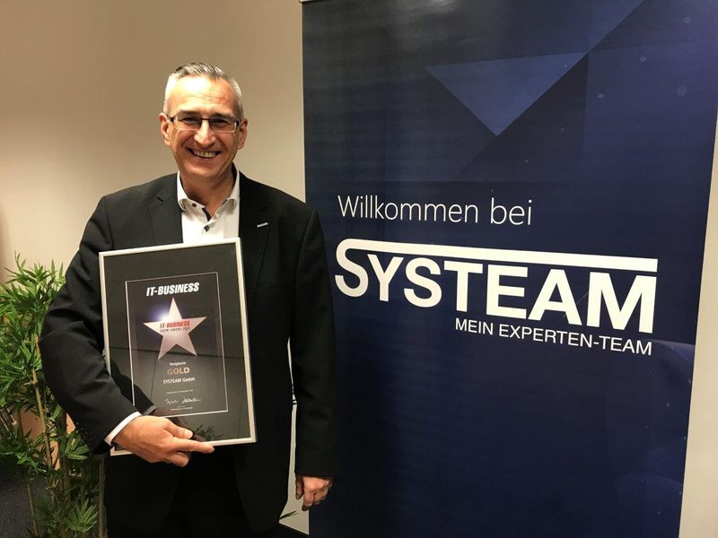 SYSTEAM, Volker Mitlacher, holt GOLD in der Kategorie 
