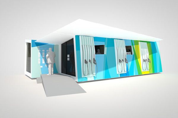 Elektrofahrzeugnutzern soll die Charge-Lounge vom Fraunhofer IAO ein ähnliches Erlebnis bieten. (Bild: Fraunhofer IAO)