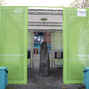 Etappenweise wirkte die VisIT wie eine Umweltmesse.