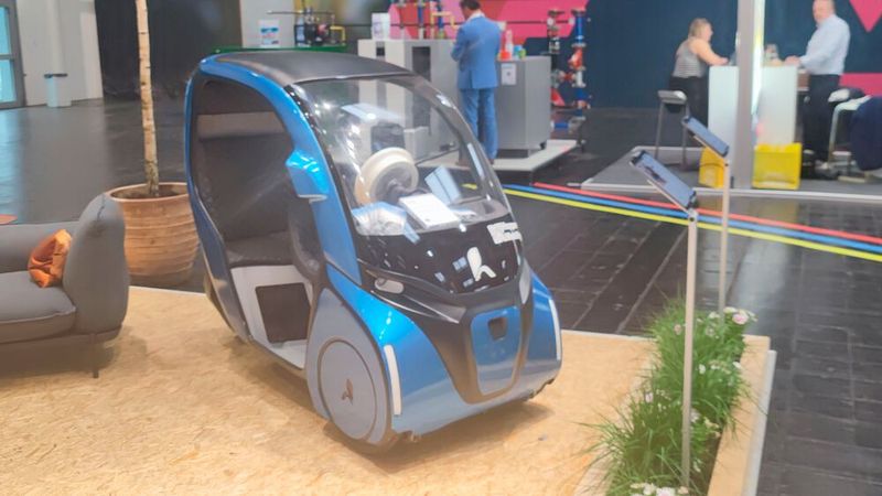 Der Hopper ist ein Fahrrad, der ein Auto ersetzen soll. (Bild: SP-X/Mario Hommen)