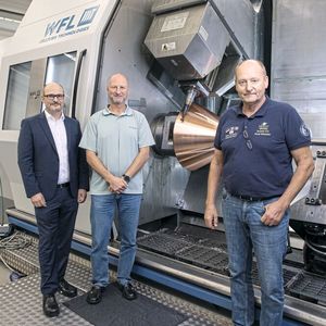 Eine erfolgreiche Zusammenarbeit: Horn-CEO Markus Horn, Thomas W. und Stefan W..(Bild:  Horn/Sauermann)