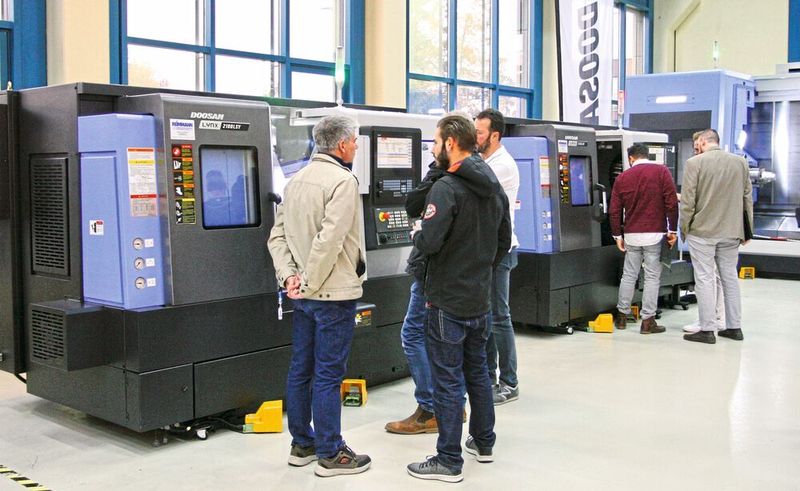 Die Reimmann AG ist Partner für Verkauf und Service von Werkzeugmaschinen, unter anderem auch die Schweizer Vertretung von Doosan-Maschinen. (Anne Richter, SMM)