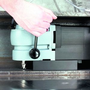 Am Messestand soll die Kernbohrmaschine im Betrieb vorgeführt werden. Bilder: Ruko