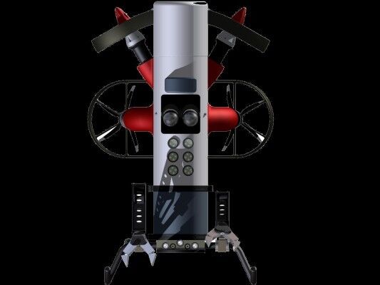Spider Optic Vehicles (SOV): entstenden unter Lizenz von Bluefin Robotics. Zukünftige Future Designs wie der T-6500 werden optimiert im Hinblick auf besondere Stabilität für große Tiefen (Bild: DeepFlight)