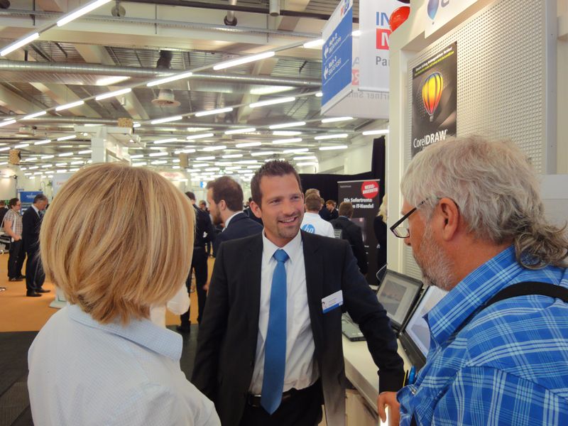 Mark Kieffer, Corel, hat immer ein Lächeln übrig. (Archiv: Vogel Business Media)