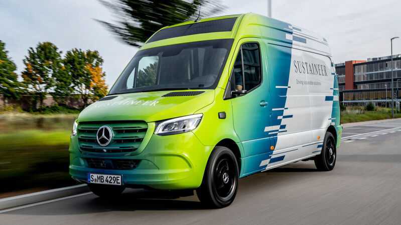 Die vorgestellte Technik könnte demnächst in einen Mercedes-Benz Van eingebaut werden.