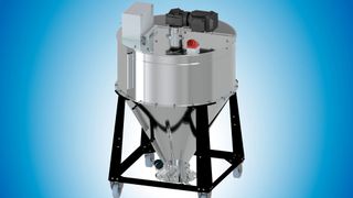 Mobiler Mischer für Kunststoffschüttgüter (Bild: Siloanlagen Achberg)