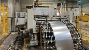 Im Presswerk in Traunreut, wo unter anderem Blechteile für Backöfen gefertigt werden, setzt BSH bei der Bandbefettung auf Raziol.  (Bild: Raziol)