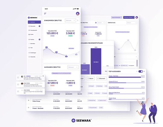 Die KI unterstützte Seewara-App hilft Ihnen bei der Buchhaltung. (Bild:  Seewara GmbH)