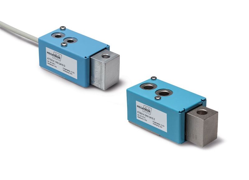 Megatron has completely revised the electronics of its KT705 and KT805 series force sensors. The sensors now also have an integrated analog amplifier. (Image:Megatron Electronics GmbH & Co. KG)