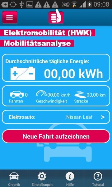 App eM Analyse: Reichweitenanalyse und e-Fahrzeug-Finder (Bild: Schaufenster Bayern-Sachsen)